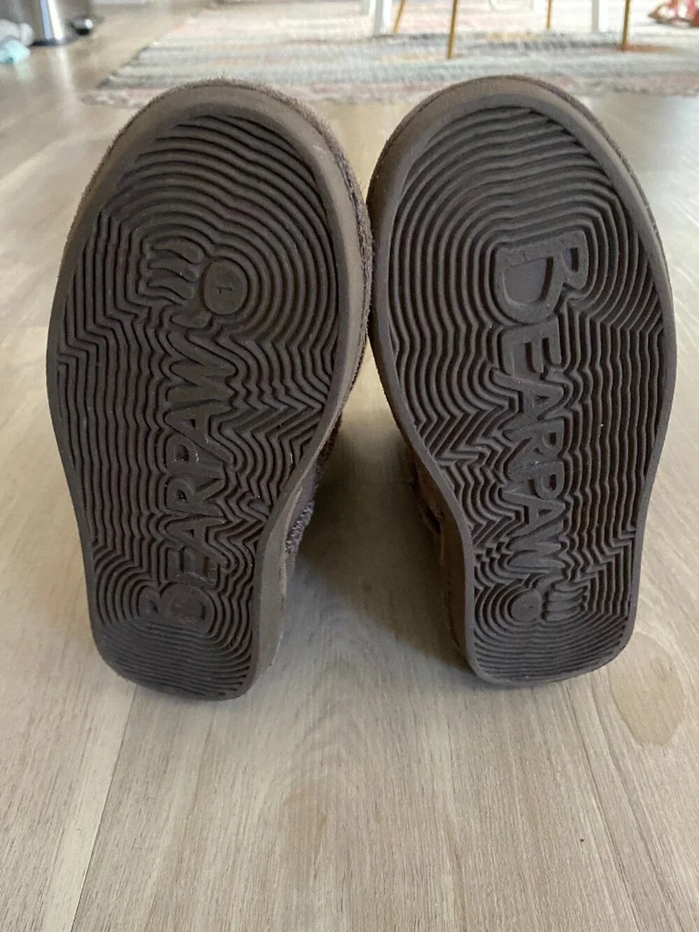 BEARPAW Evangeline Tall Youth Suede Boots Kids Size 1 Like New